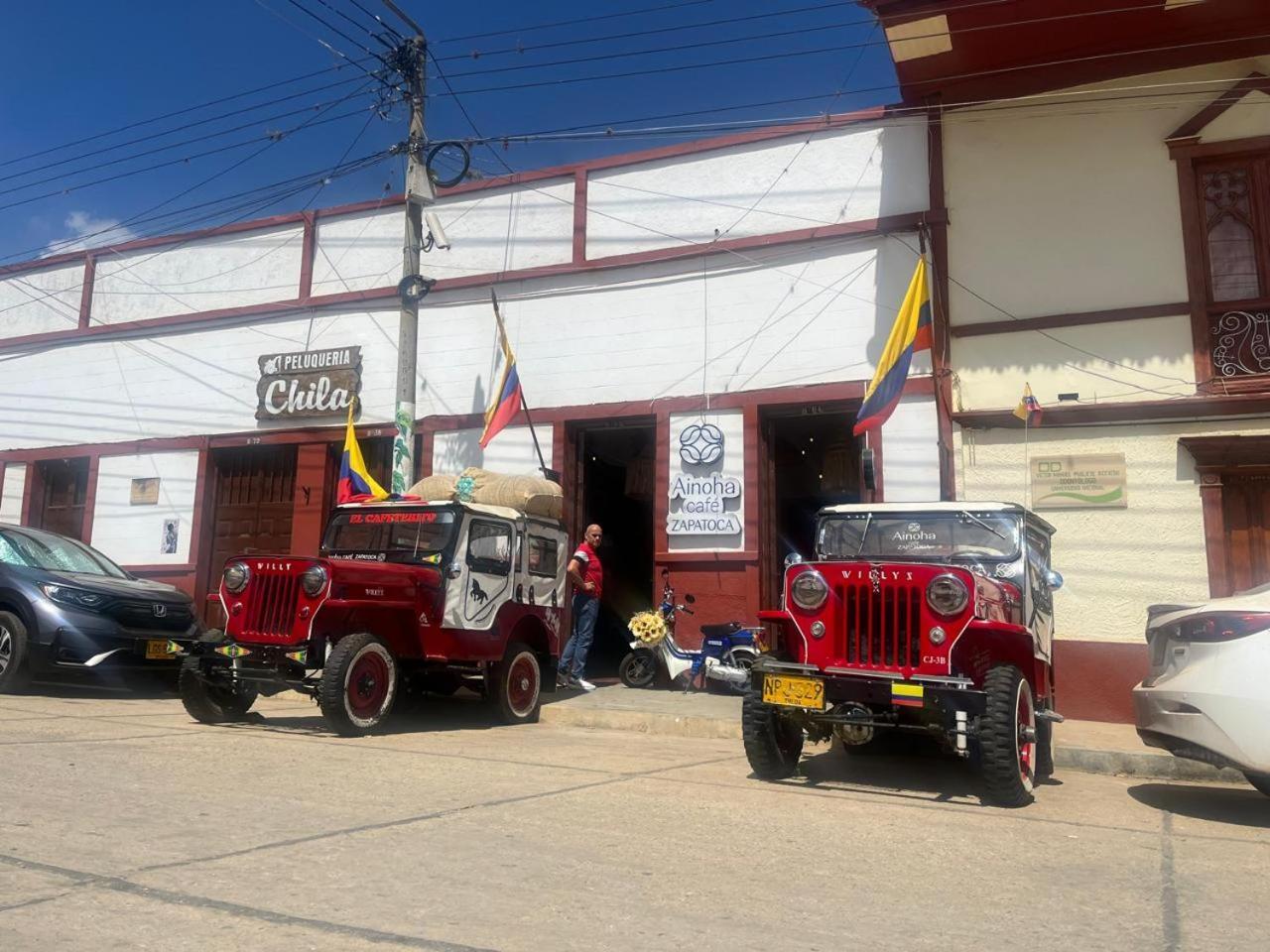 Hostal Colonial De Santander Girón エクステリア 写真